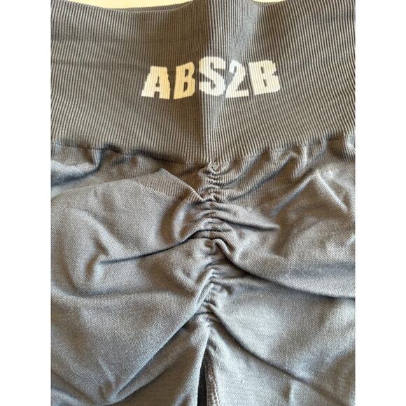 ABS2B Scrunch Booty Shorts - Gray SMALL - Picture 7 of 7